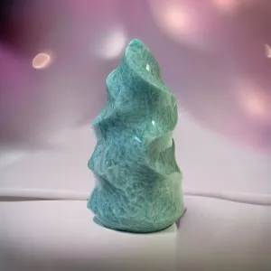 Amazonite Crystal Flame - Ethically Sourced