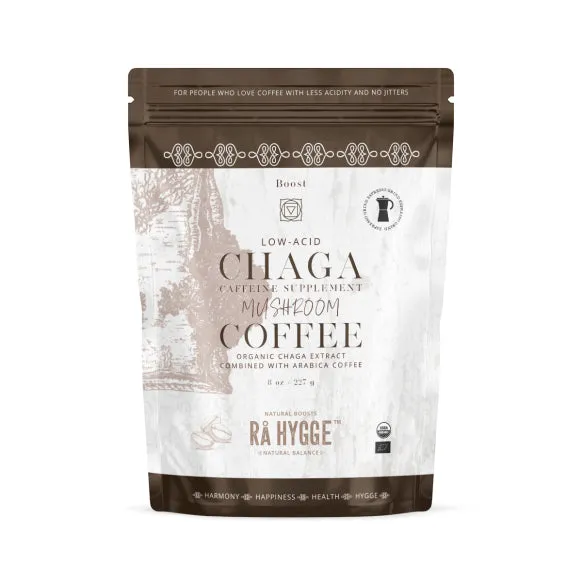 Chaga Mushroom Coffee Espresso ground 227 g / 8 oz - Ra Hygge