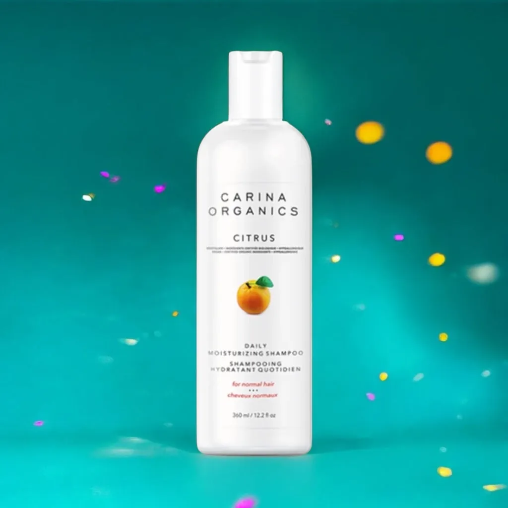 Citrus Daily Moisturising Shampoo 360ml - Carina Organics