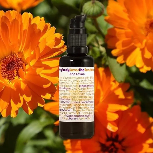 Everybody Loves The Sunshine with Zinc Lotion - Living Libations
