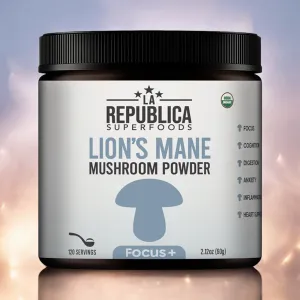 Focus  Lion's Mane Mushroom Powder - La Republica
