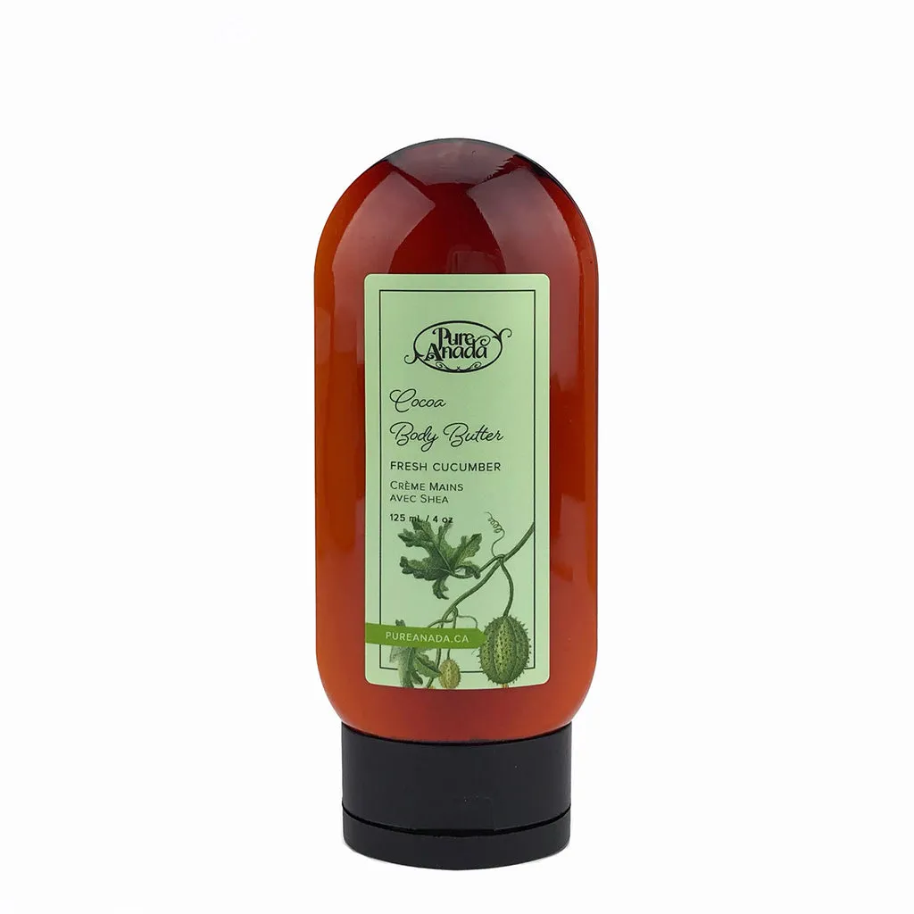 Fresh Cucumber Natural Cocoa Body Butter 125ml - Pure Anada