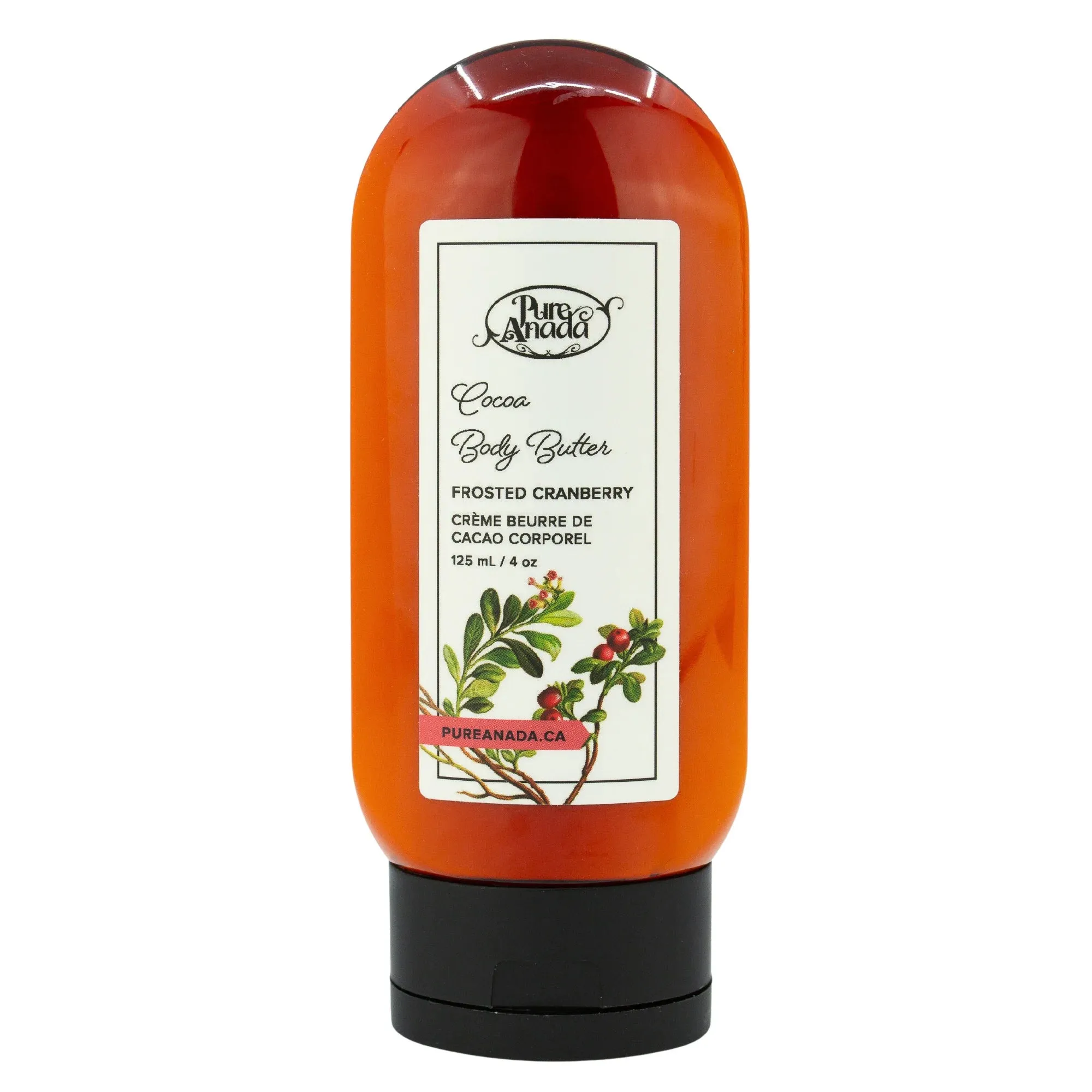 Frosted Cranberry Natural Cocoa Body Butter 125ml Pure Anada