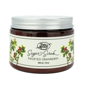 Frosted Cranberry Sugar Scrub 340ml - Pure Anada