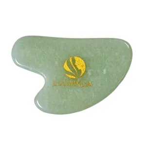 Gua Sha Anti-Imperfection Heart Lift - Green Aventurine
