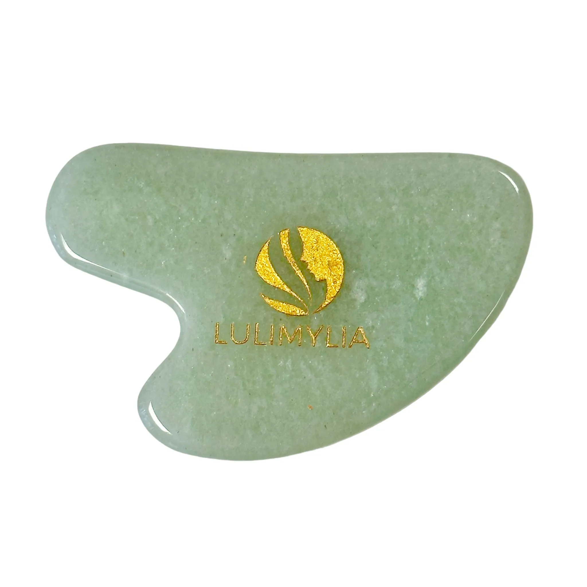 Gua Sha Anti-Imperfection Heart Lift - Green Aventurine