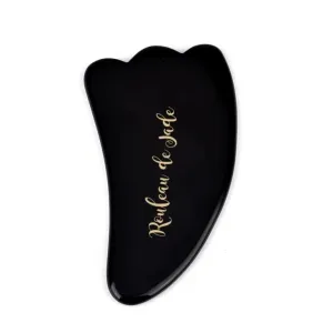Gua Sha Lift Anti-Inflammatory Feather - Black Obsidian