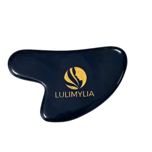 Gua Sha Lifting Anti-Inflammatory Heart - Black Obsidian
