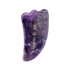 Gua Sha Lifting Calming Feather - Amethyst