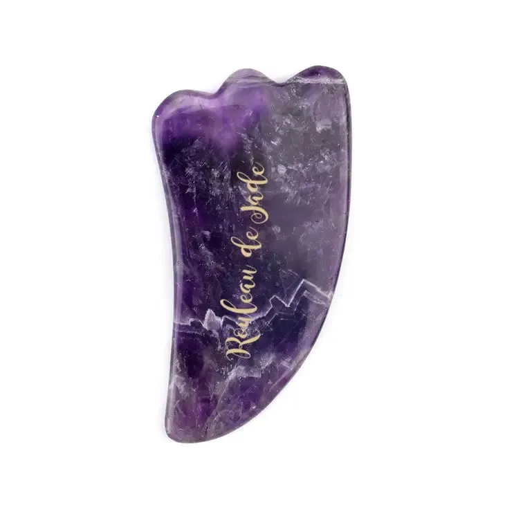 Gua Sha Lifting Calming Feather - Amethyst