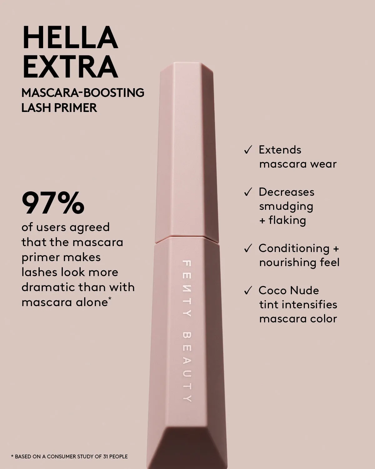Hella Extra Mascara-Boosting Lash Primer Fenty Beauty