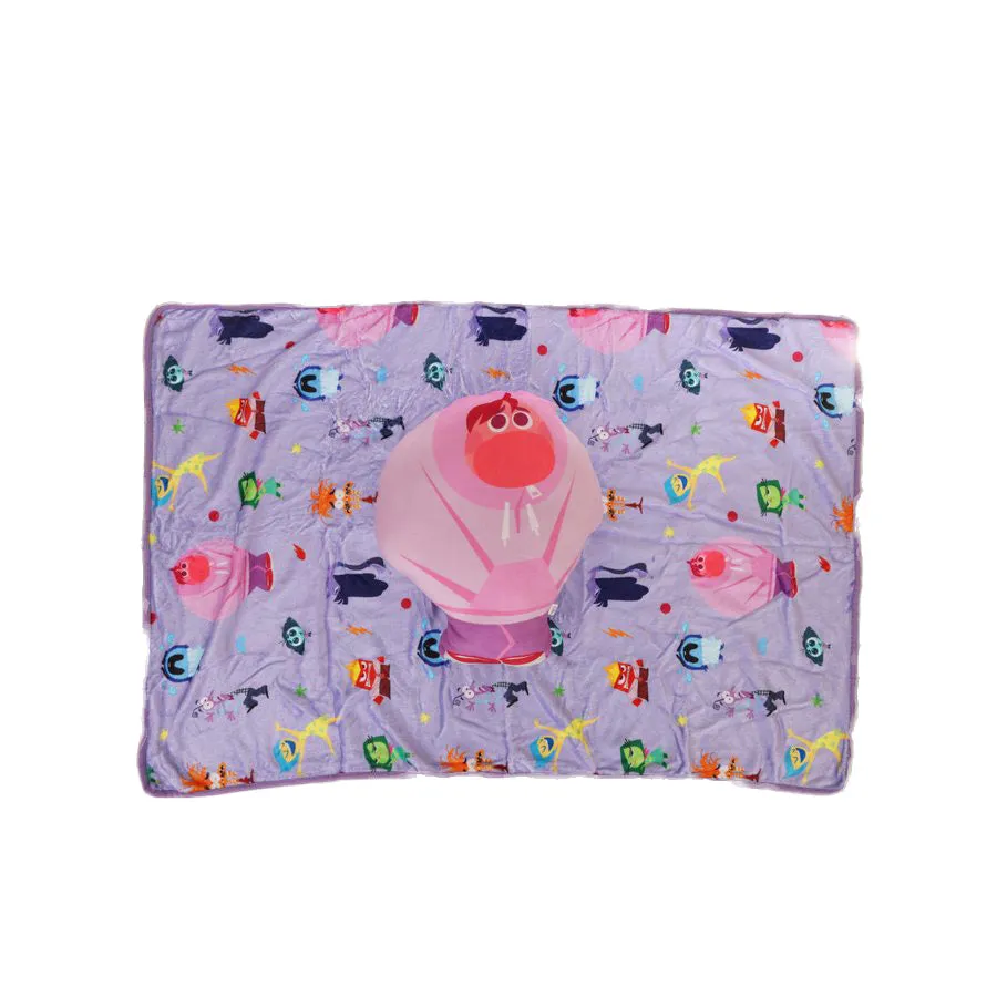 HV PRODUCT Inside out 2 Cushion with Blanket (Embarrassment)- Hangtag & Woven Label