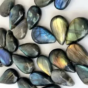 Labradorite Crystal Cabochons - High Grade