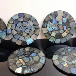 Labradorite Crystal Coaster