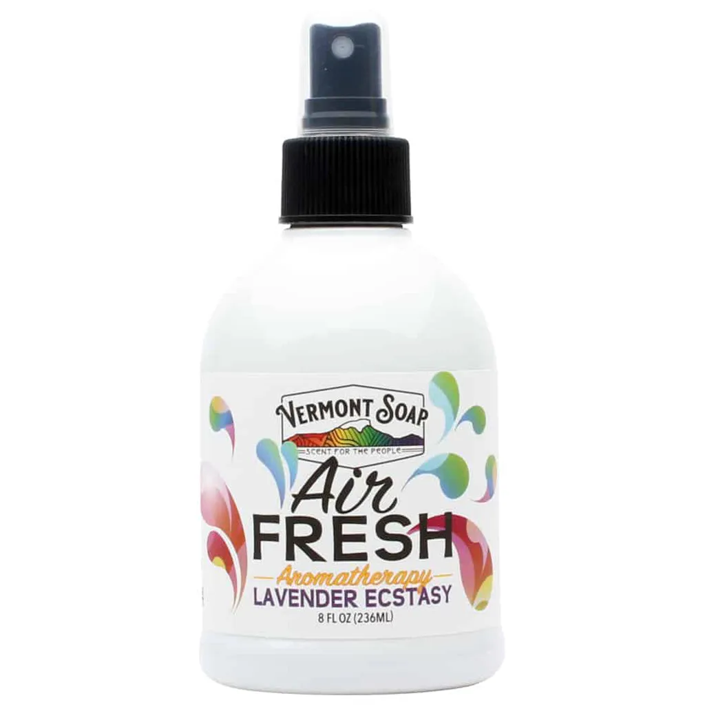 Lavender Ecstasy Air Fresh Aromatherapy Spray Mister - Vermont Soap