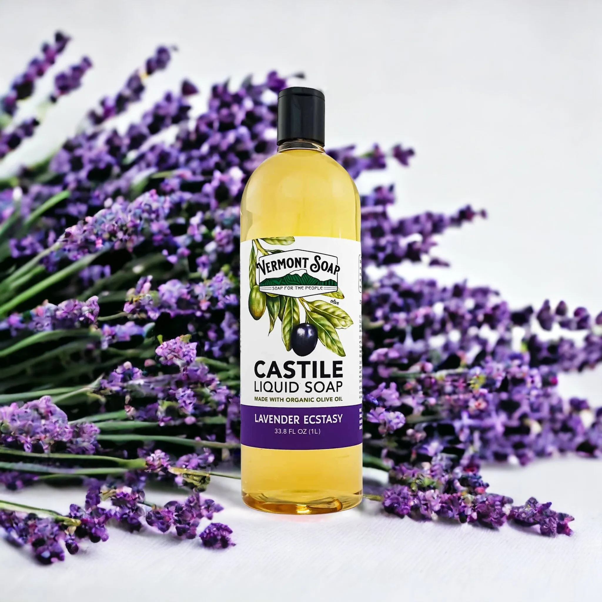 Lavender Ecstasy Castile Liquid Soap - Vermont Soap