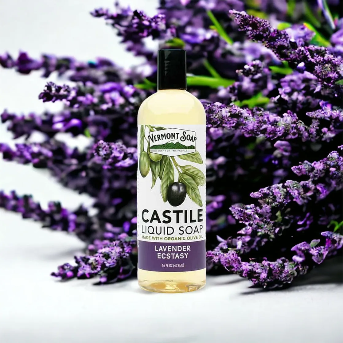 Lavender Ecstasy Castile Liquid Soap - Vermont Soap