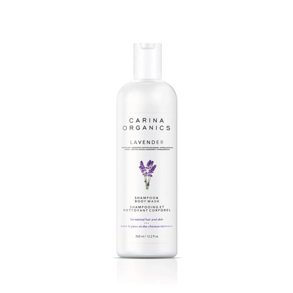 Lavender Shampoo And Body Wash 360ml - Carina Organics