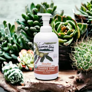 Lemongrass Zen Foaming Hand Soap - Vermont Soap 12oz / 355ml