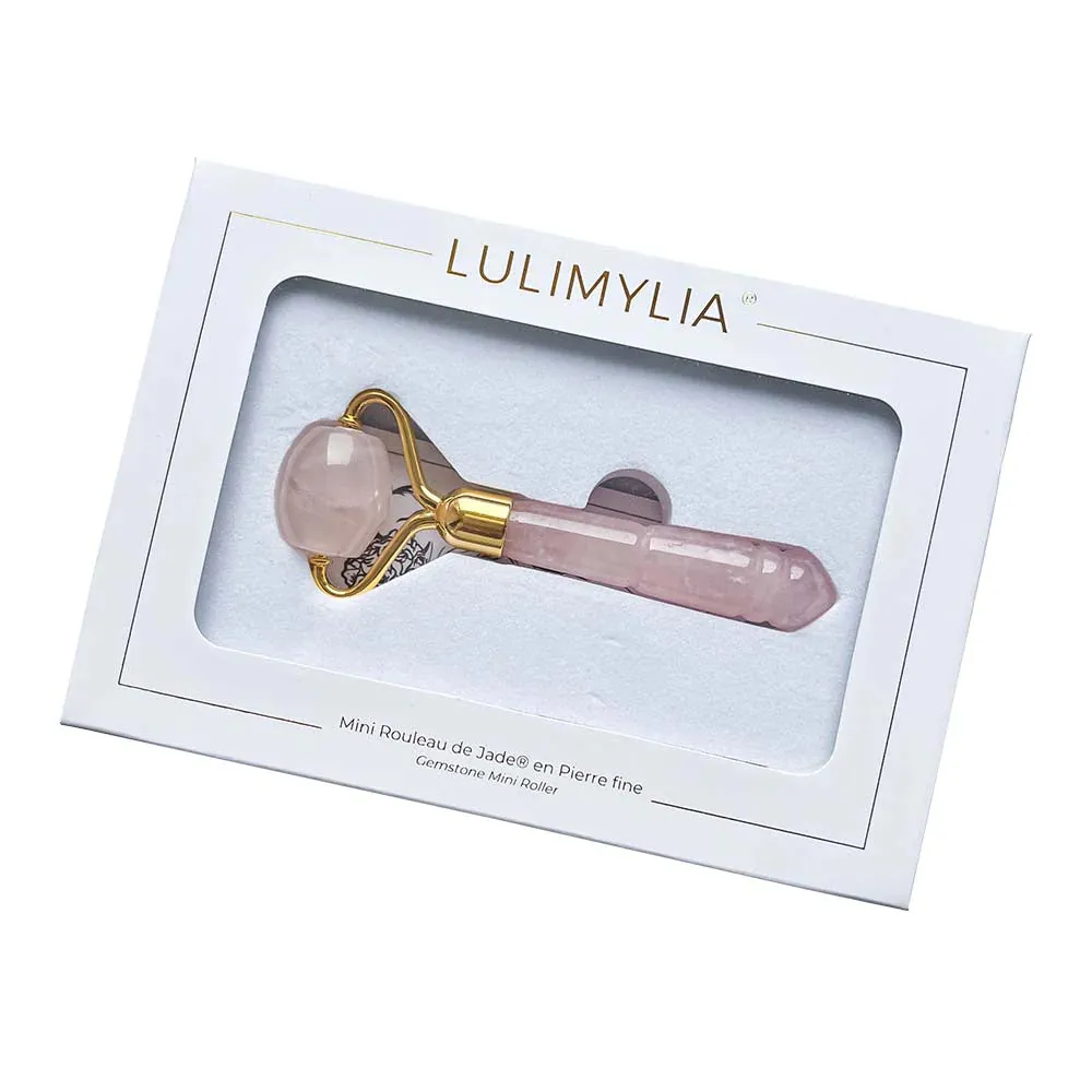 Mini Anti Aging Travel Jade Roller - Pink Quartz