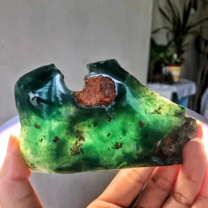 Mtorolite (Chrome Chalcedony) Semi-Polished