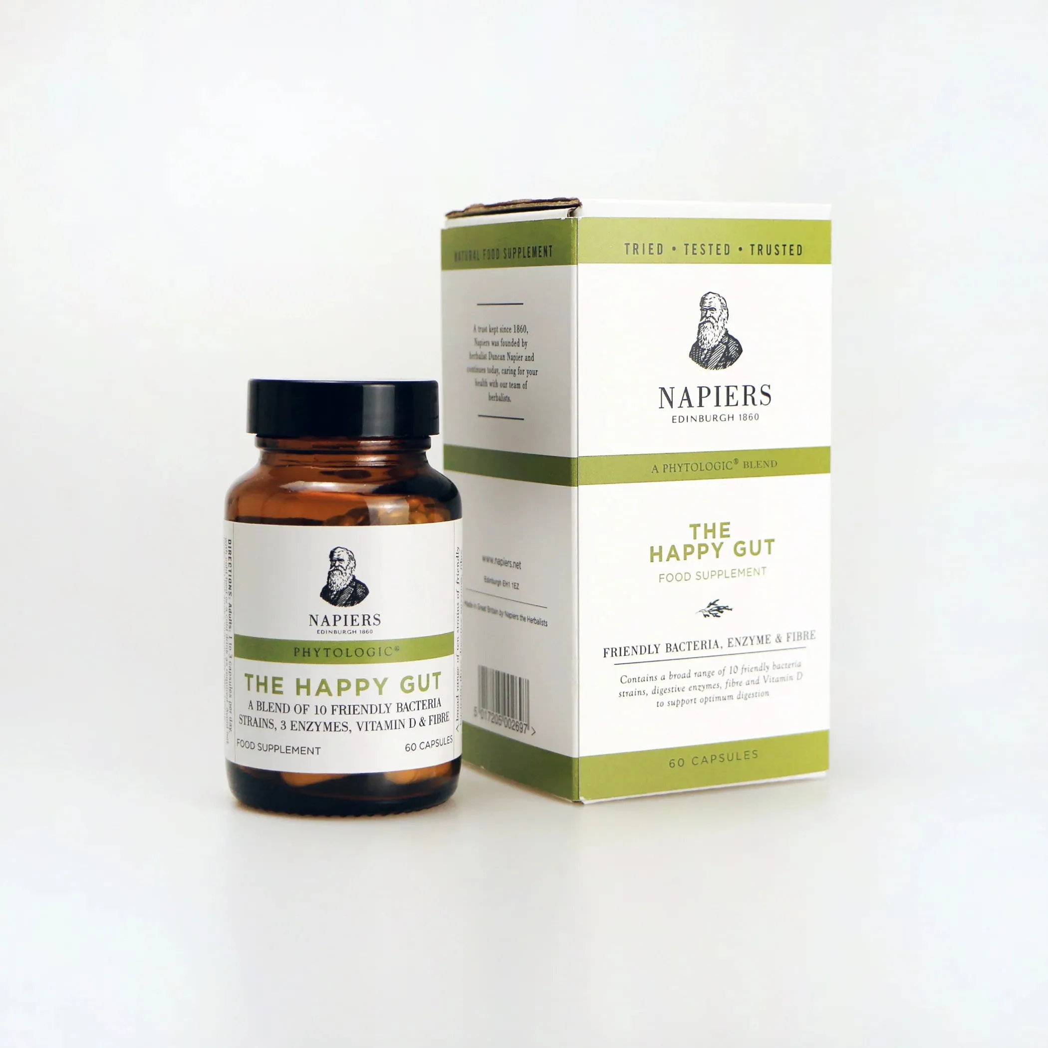 Napiers Phytologic Happy Gut Capsules - 60 Capsules