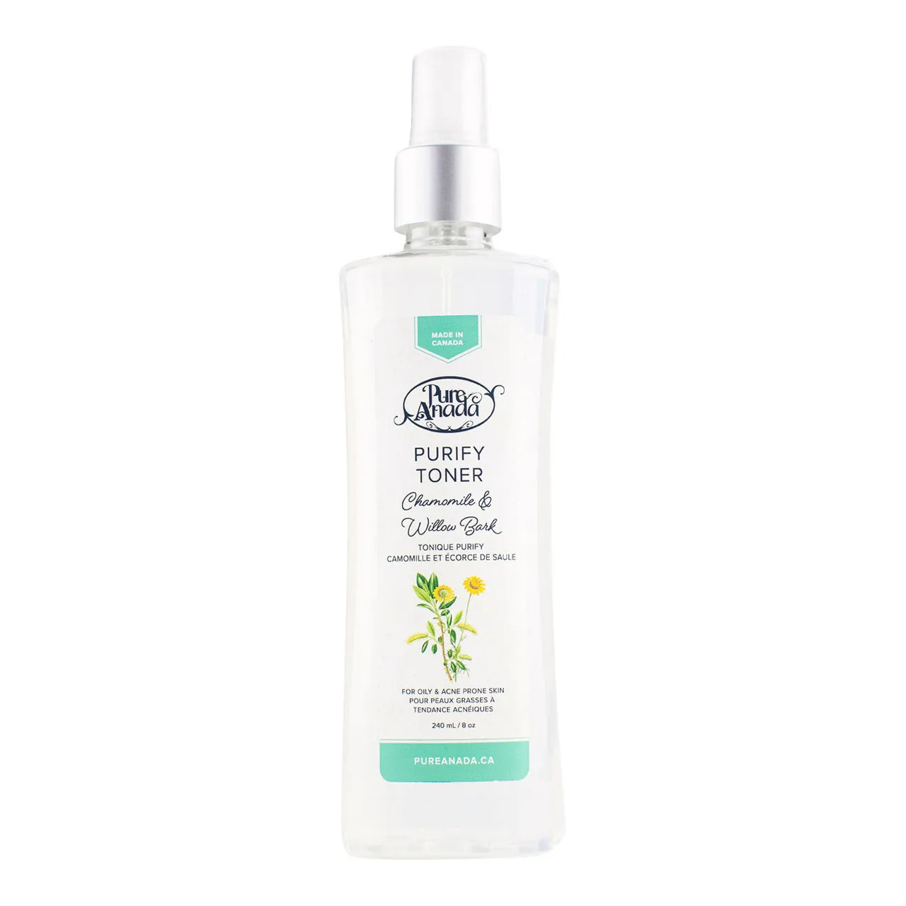 Natural Purify Toner Chamomile & Willow Bark 240ml -Pure Anada