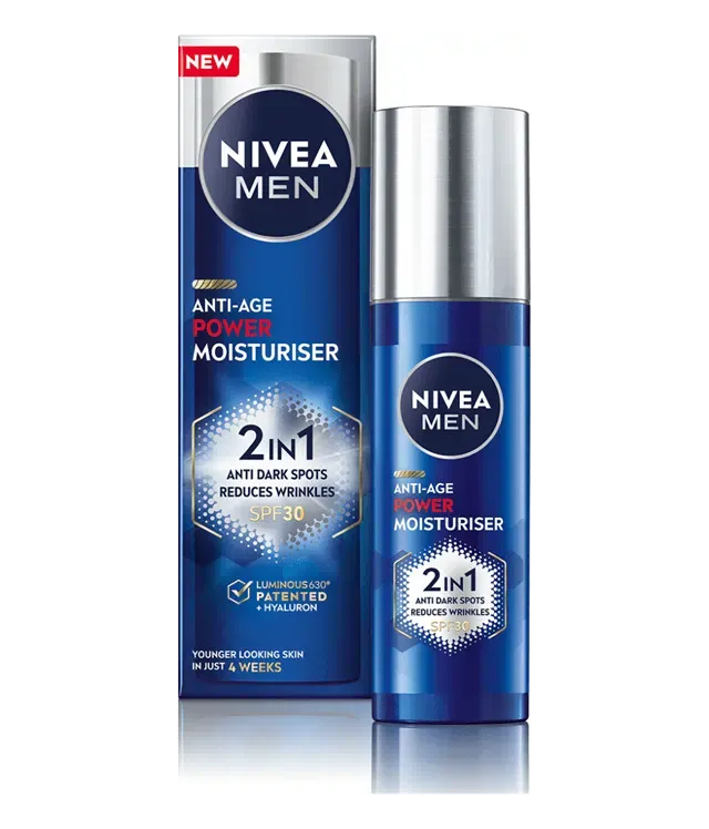 NIVEA MEN Anti-Age Power 2 IN 1 Moisturiser SPF 30 50 ML