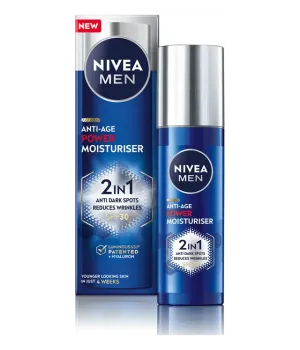 NIVEA MEN Anti-Age Power 2 IN 1 Moisturiser SPF 30 50 ML