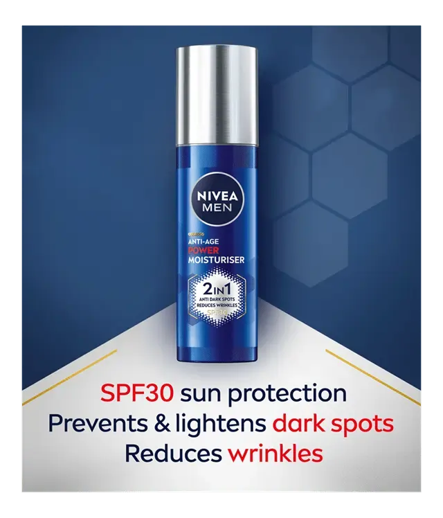 NIVEA MEN Anti-Age Power 2 IN 1 Moisturiser SPF 30 50 ML