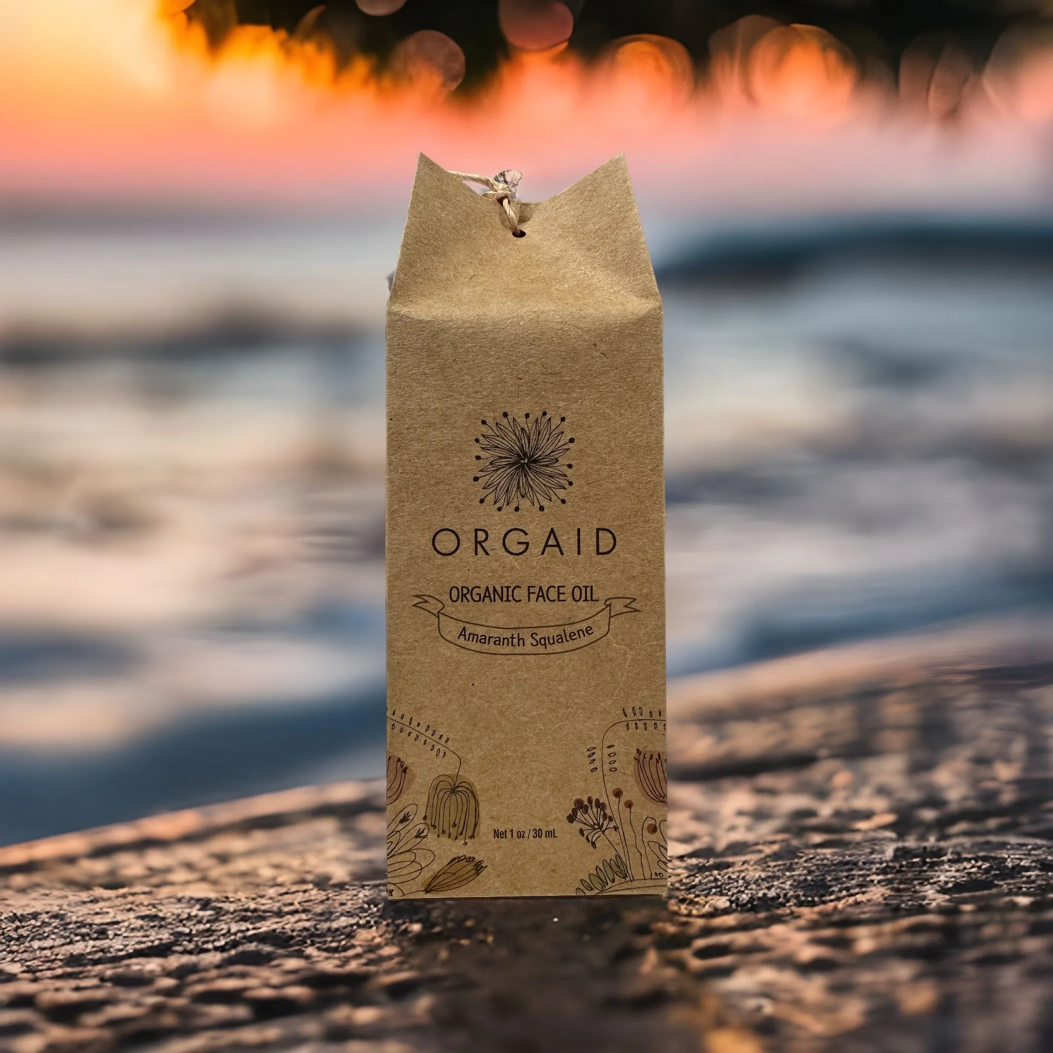 Organic Face Oil Orgaid  - Amaranth Squalene - 30ml