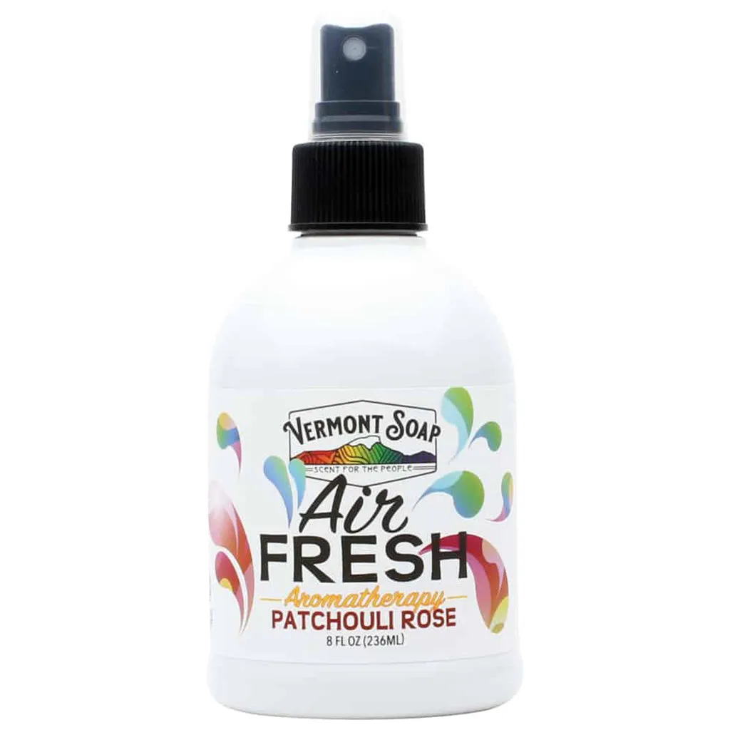 Patchouli Rose Air Fresh Aromatherapy Spray Mister - Vermont Soap