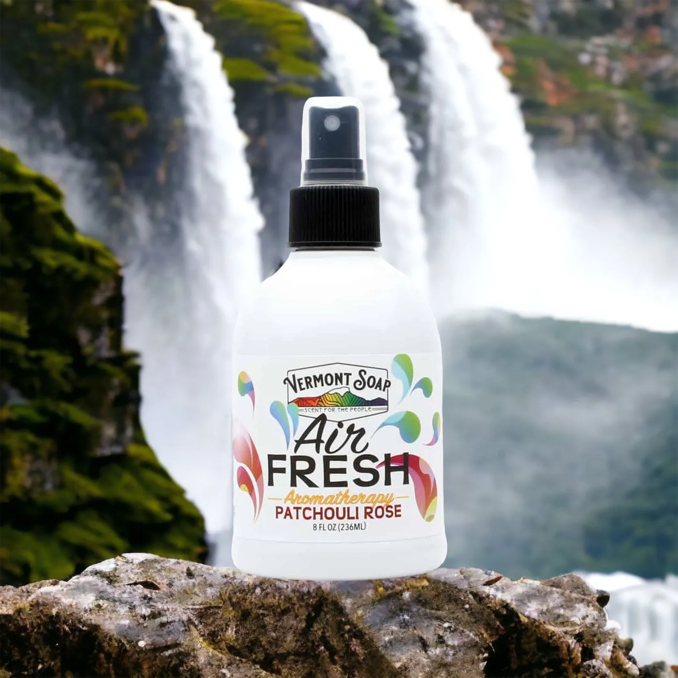 Patchouli Rose Air Fresh Aromatherapy Spray Mister - Vermont Soap
