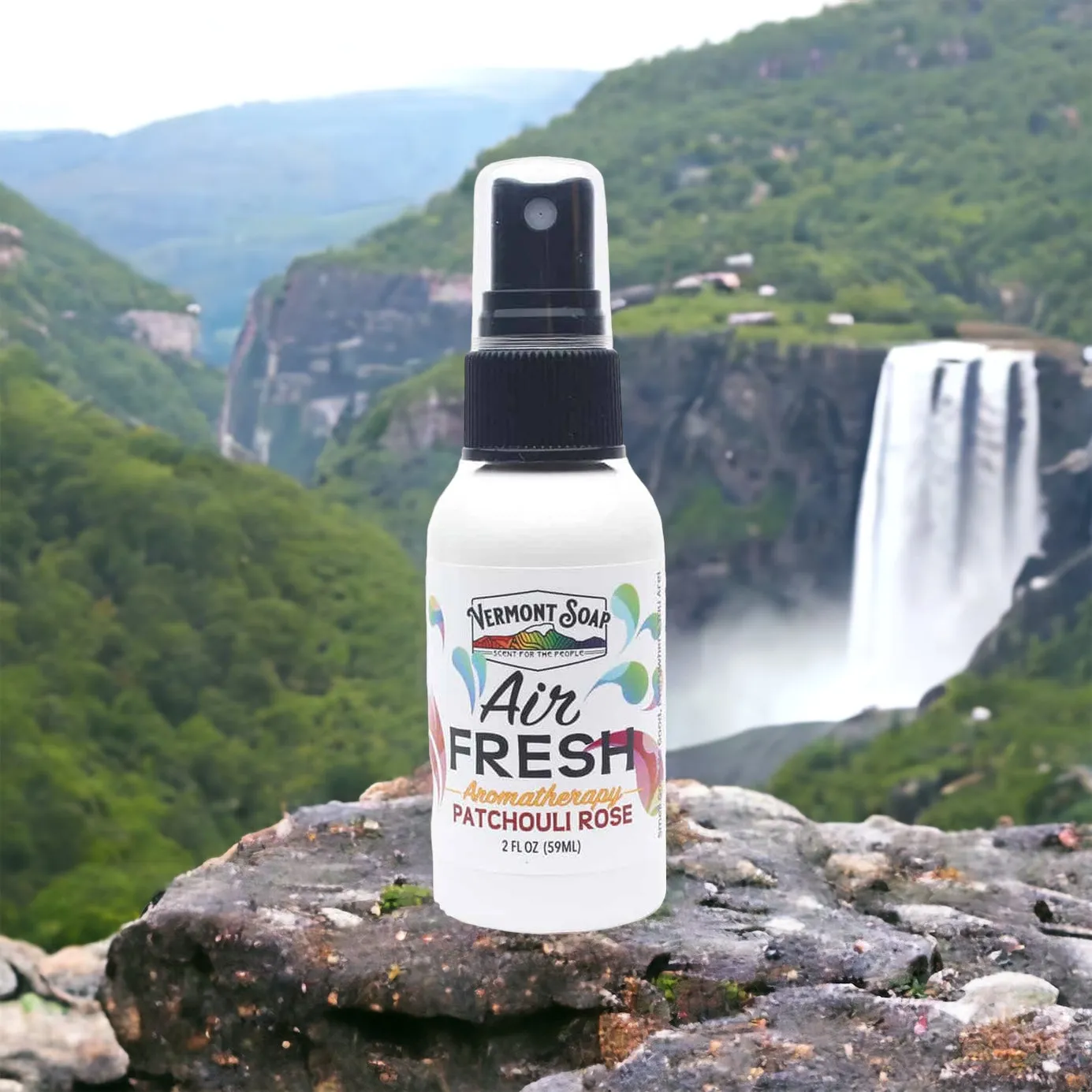 Patchouli Rose Air Fresh Aromatherapy Spray Mister - Vermont Soap