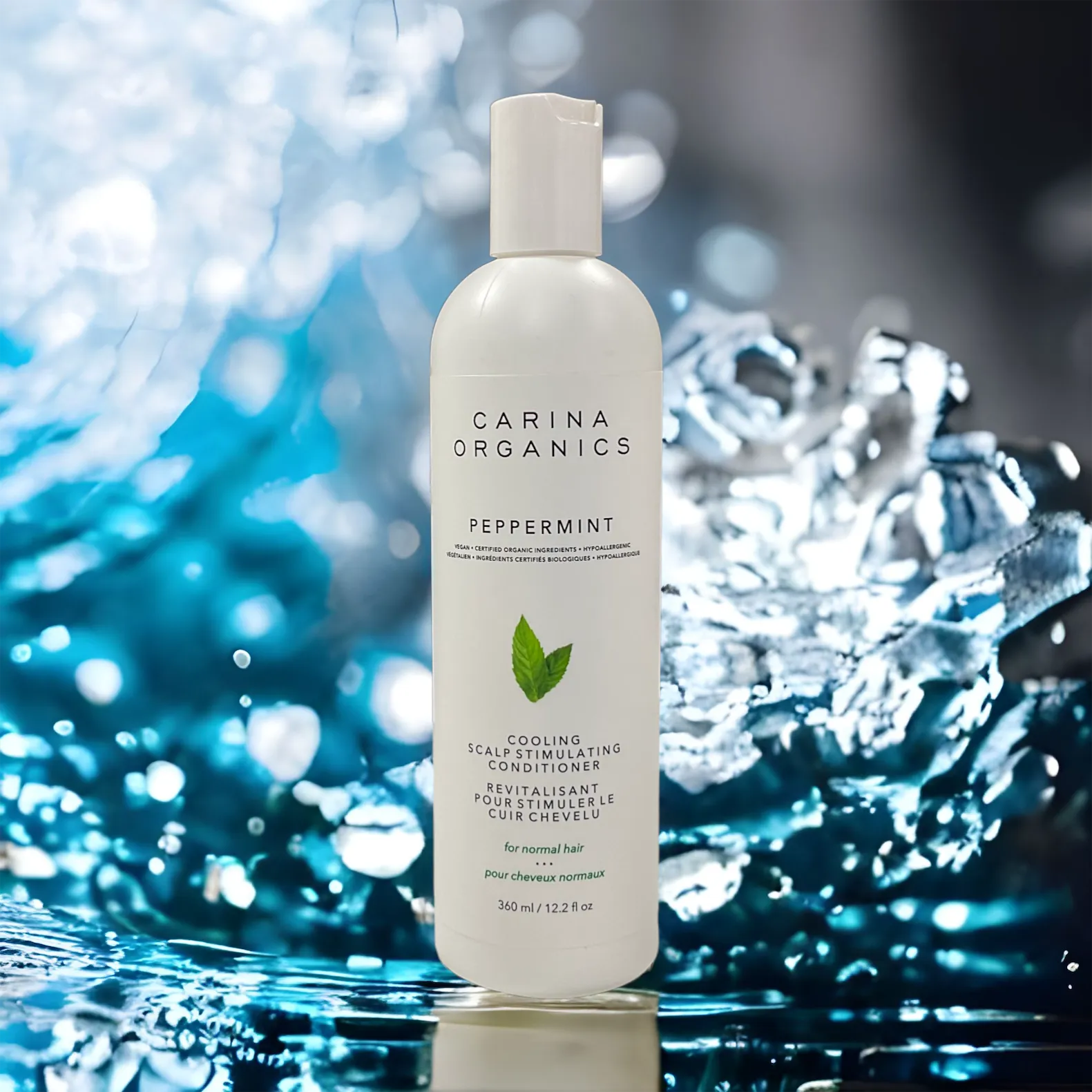 Peppermint Cooling Scalp Stimulating Conditioner 360ml - Carina Organics