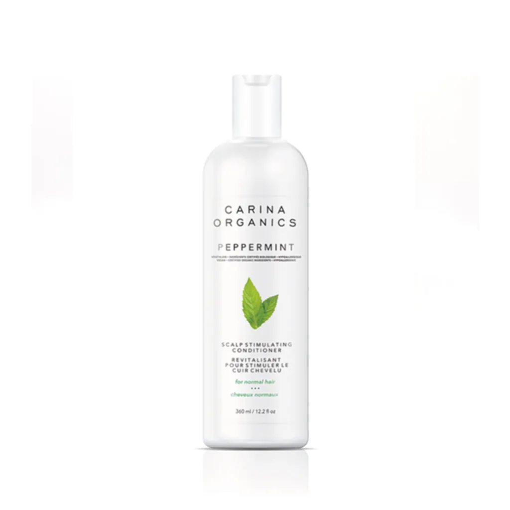 Peppermint Cooling Scalp Stimulating Conditioner 360ml - Carina Organics