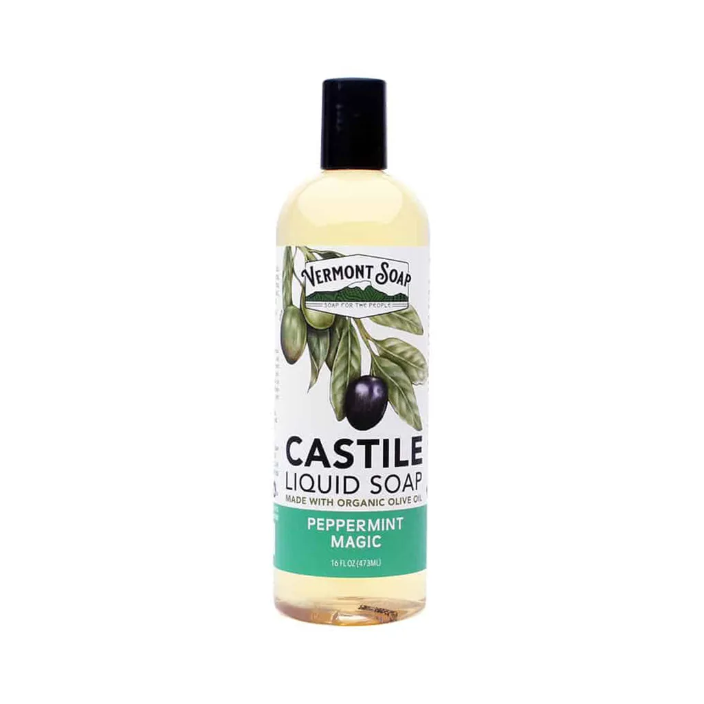 Peppermint Magic Castile Liquid Soap - Vermont Soap