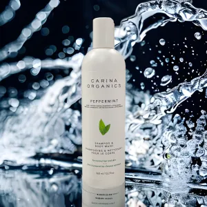 Peppermint Shampoo And Body Wash 360ml - Carina Organics
