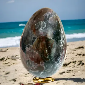 Pink Ocean Jasper Extra Large Crystal Egg - 27KG