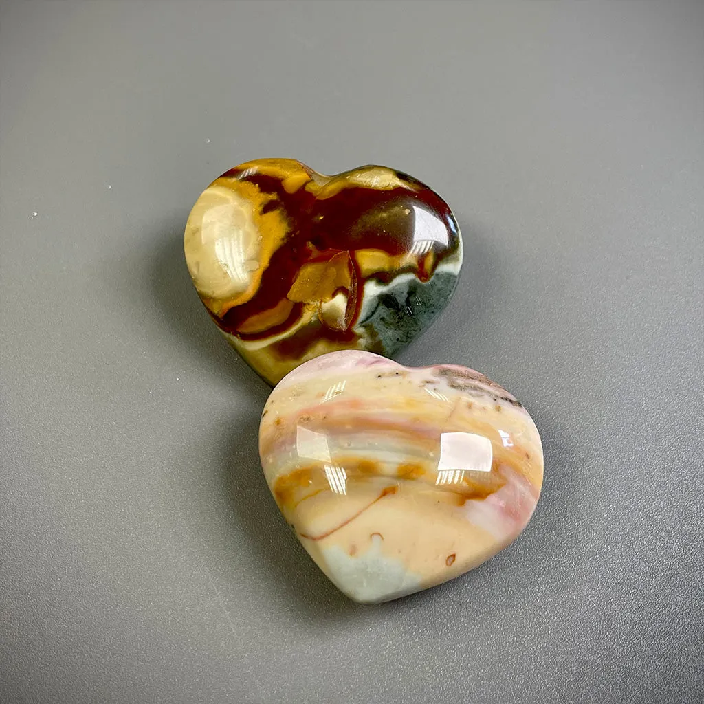Polychrome Jasper Heart