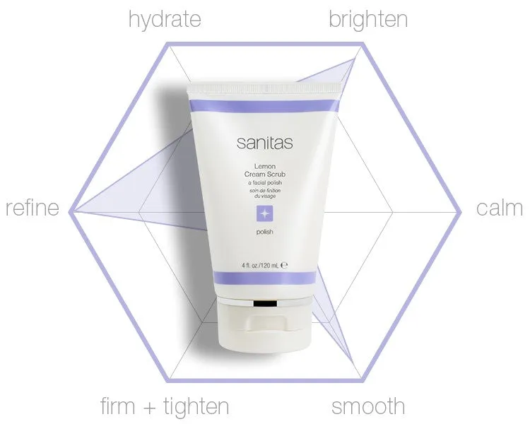Sanitas Lemon Cream Scrub