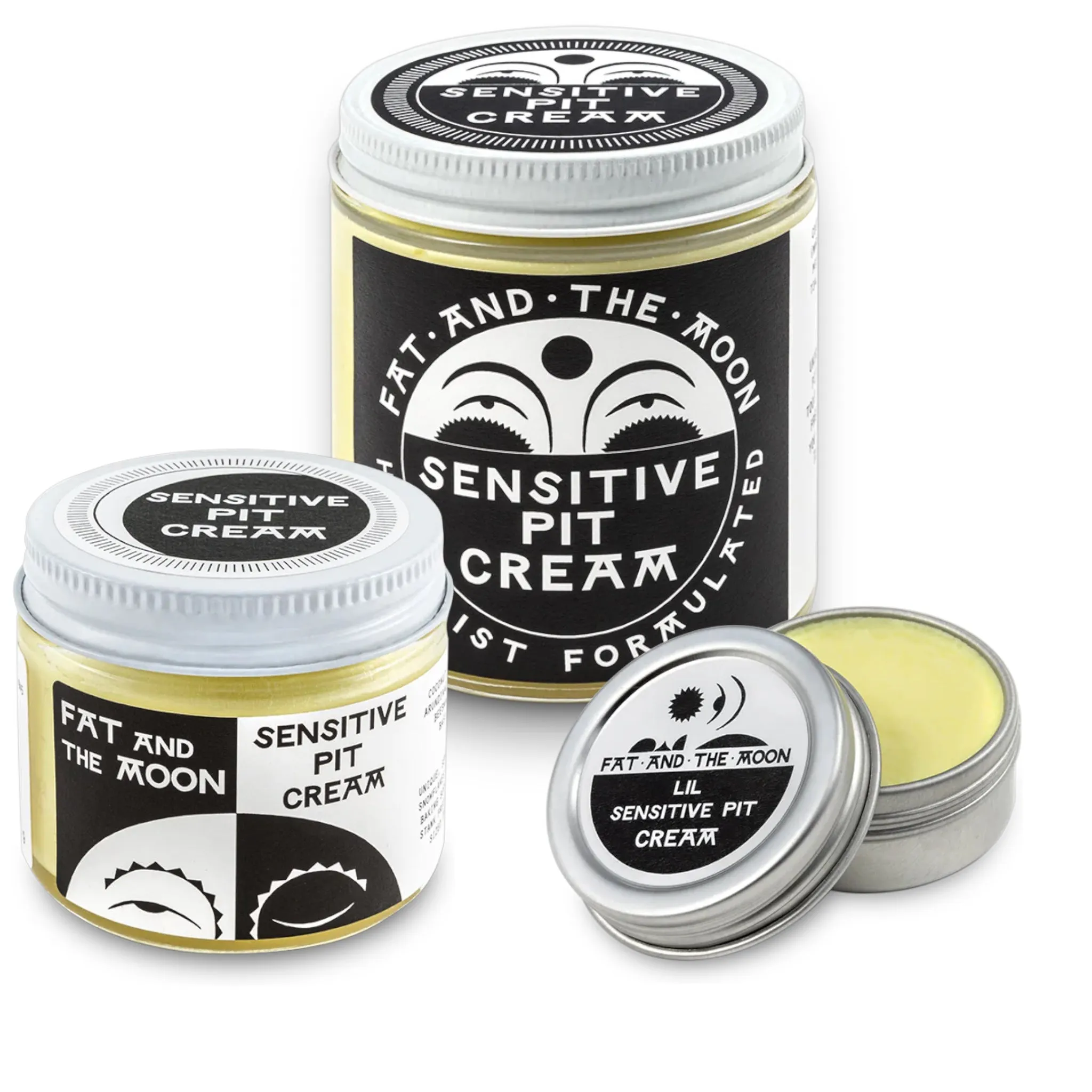 Sensitive Pit Cream Deodorant - Fat & The Moon