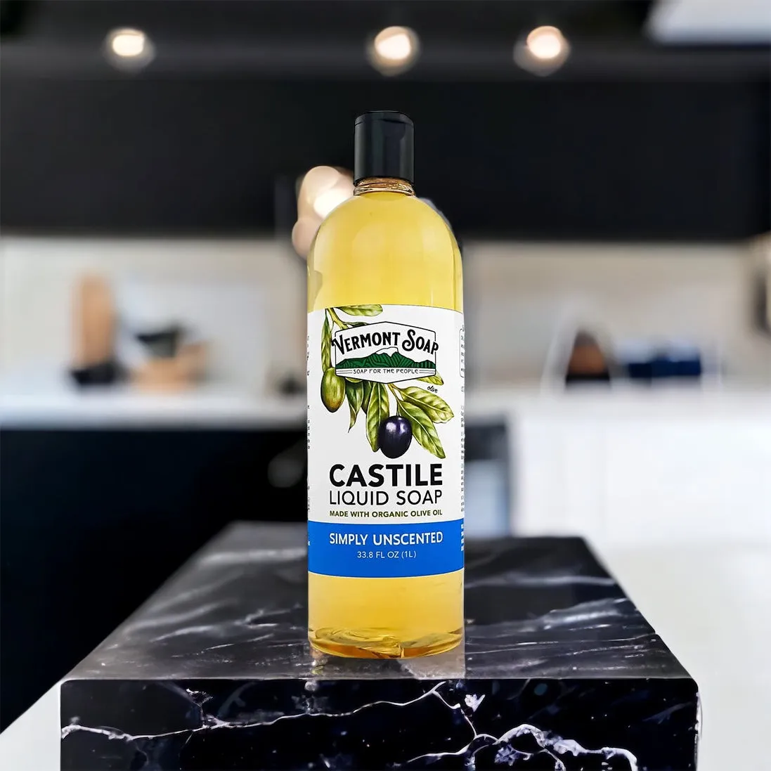 Simply Unscented Castile Liquid Soap - Vermont Soap