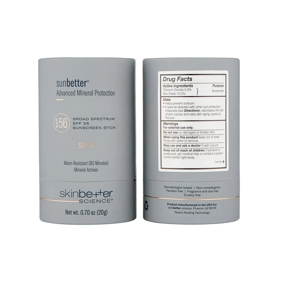 Skinbetter sunbetter SHEER SPF 56 Sunscreen Stick