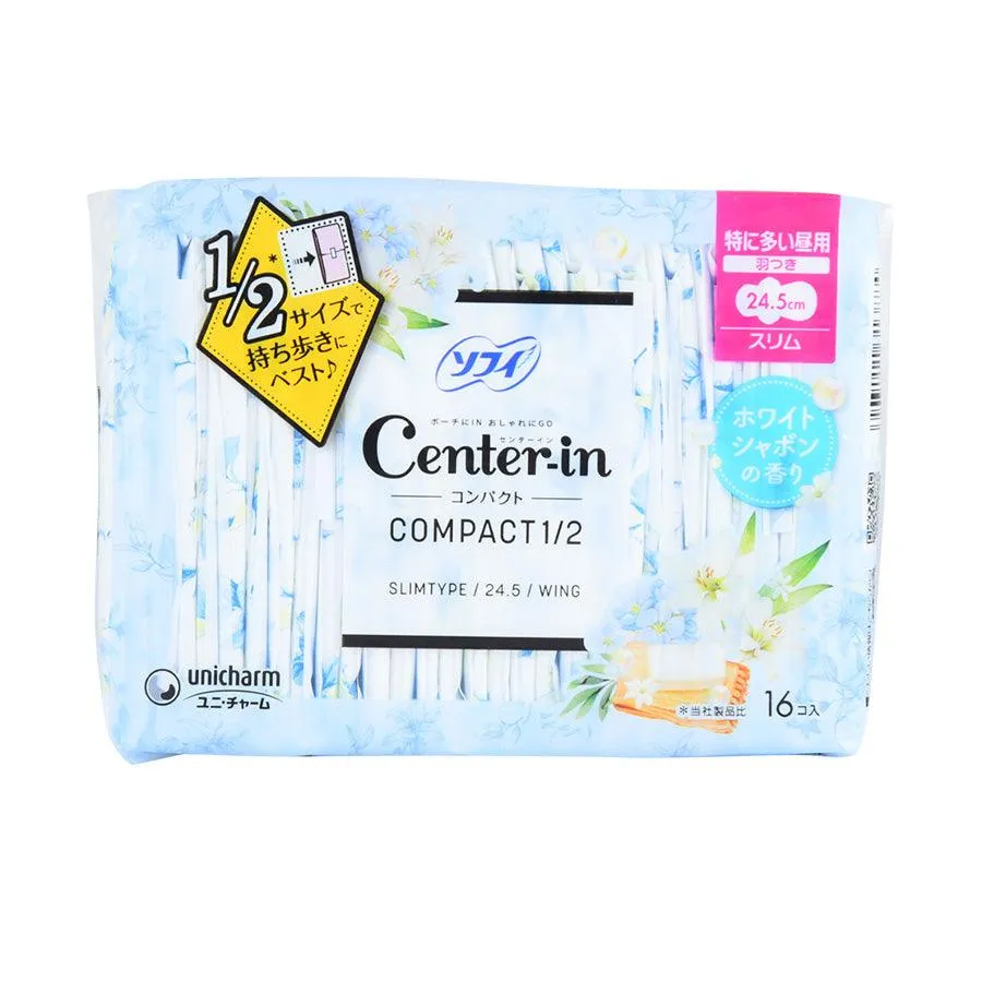 SOFY Center-In Compact White Hday 24.5cm  (16pcs)