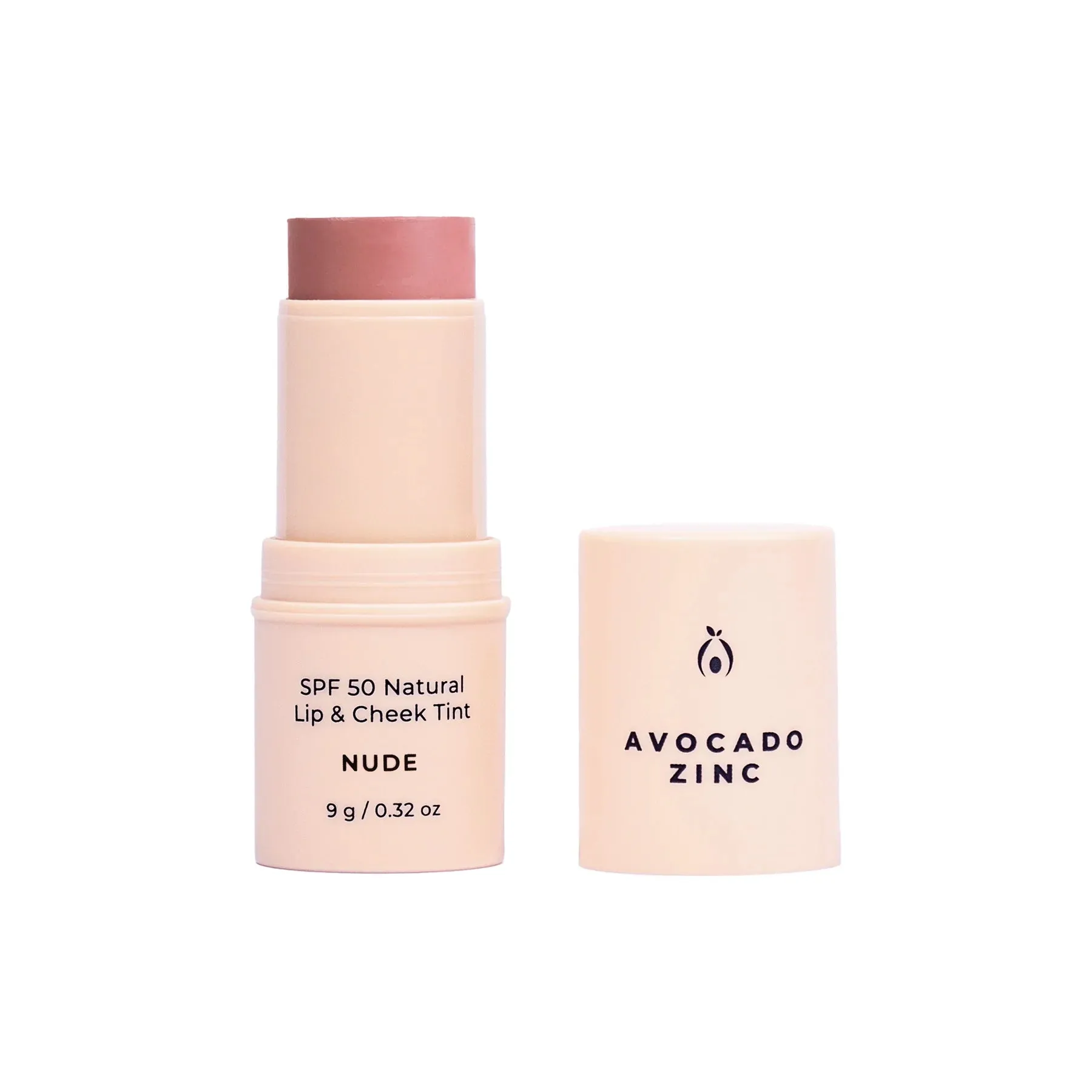 SPF 50 Natural Lip & Cheek Tint - Avocado Zinc