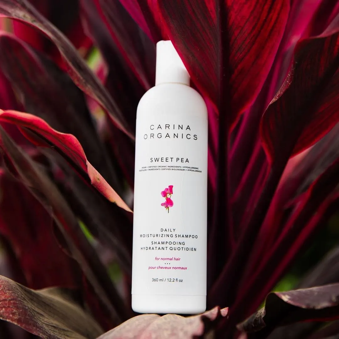 Sweet Pea Daily Moisturising Shampoo 360ml - Carina Organics