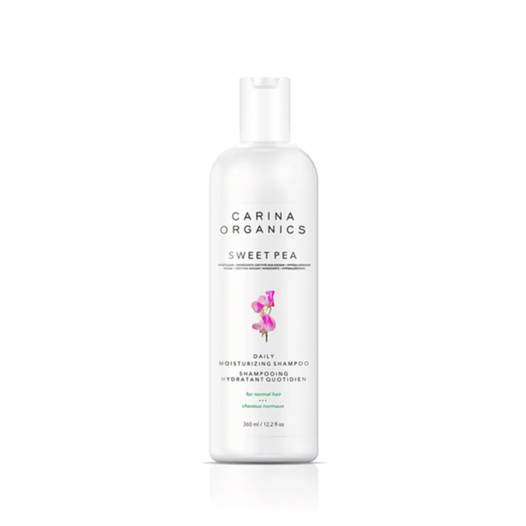 Sweet Pea Daily Moisturising Shampoo 360ml - Carina Organics
