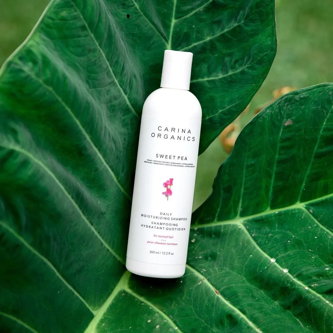 Sweet Pea Daily Moisturising Shampoo 360ml - Carina Organics