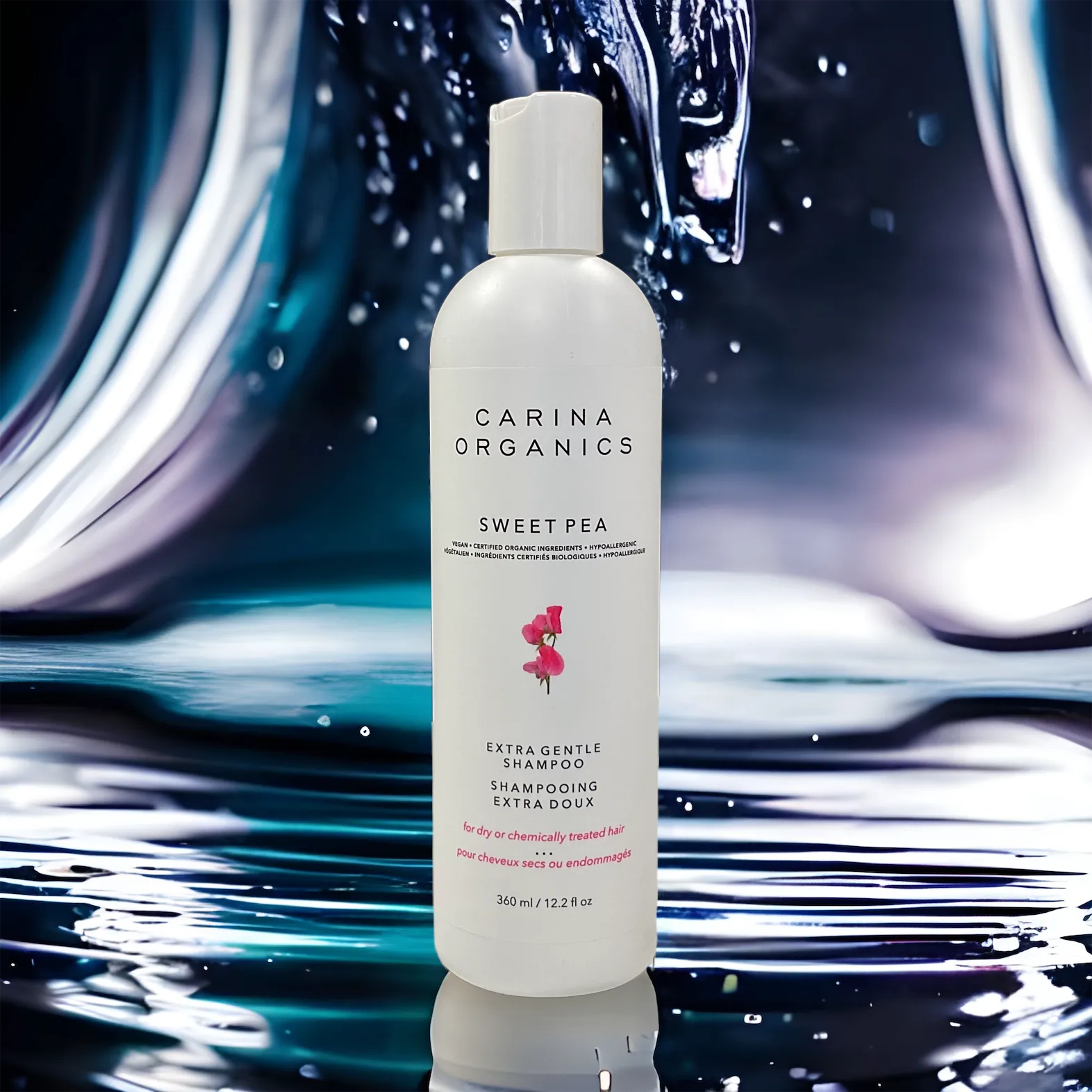 Sweet Pea Extra Gentle Shampoo 360ml - Carina Organics